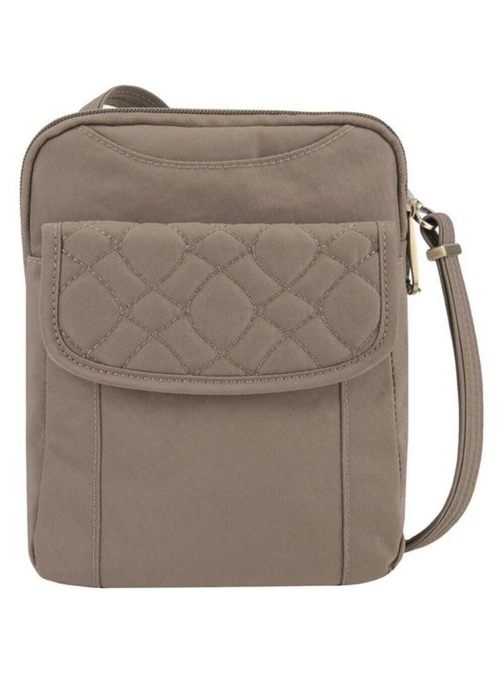 anti theft crossbody bag travel pouch RFID blocking quilted slim shoulder purses